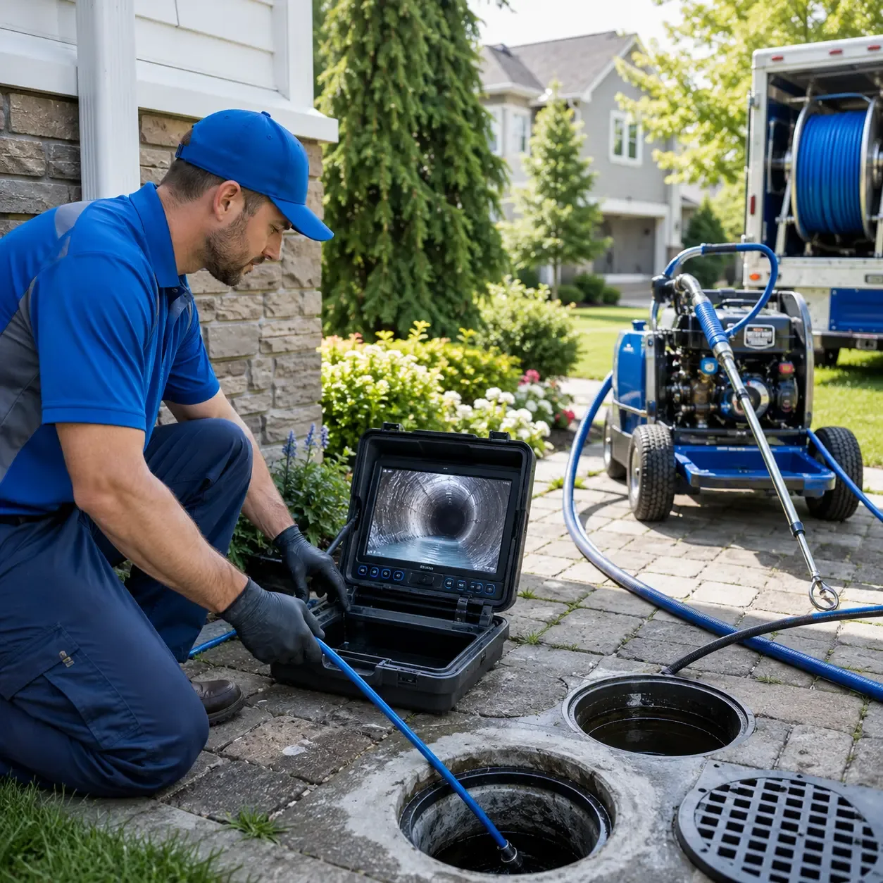Outdoor drain cleaning professionals serving Sumner, TX